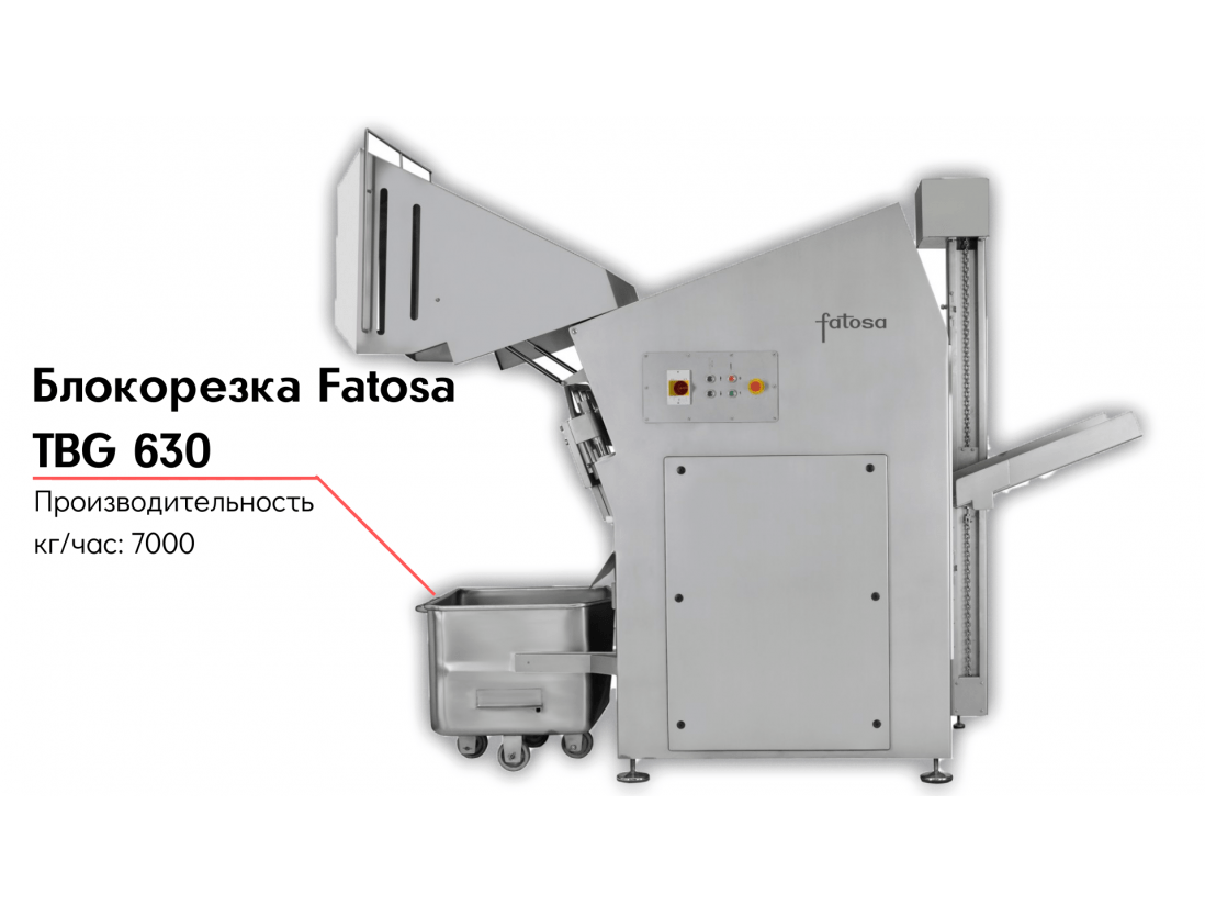Блокорезка гильотинного типа Fatosa TBG 630-1
