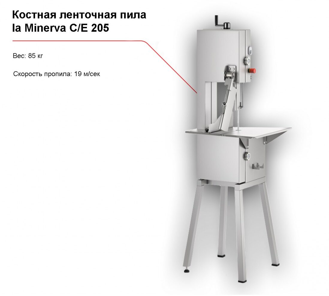 Костная ленточная пила la Minerva C/E 205-1
