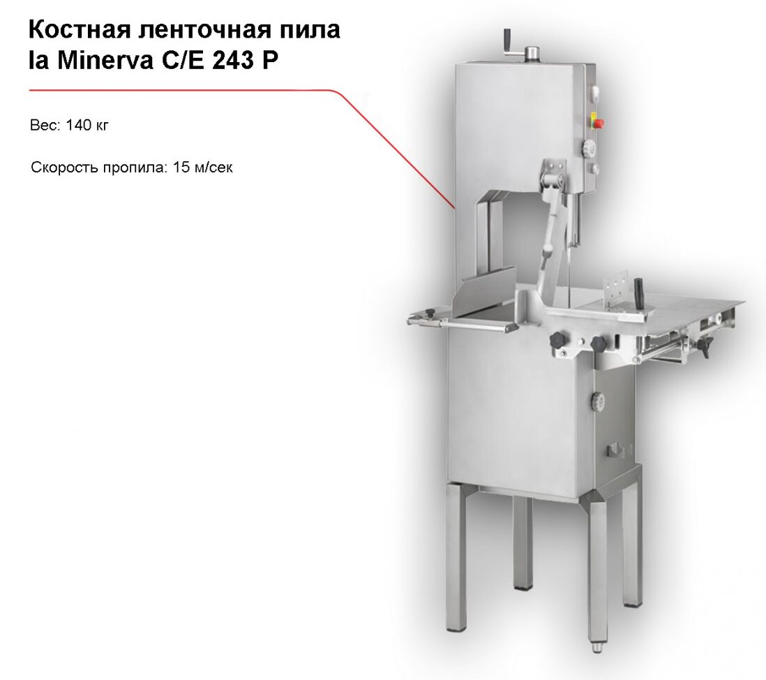 Костная ленточная пила la Minerva C/E 243 P-1