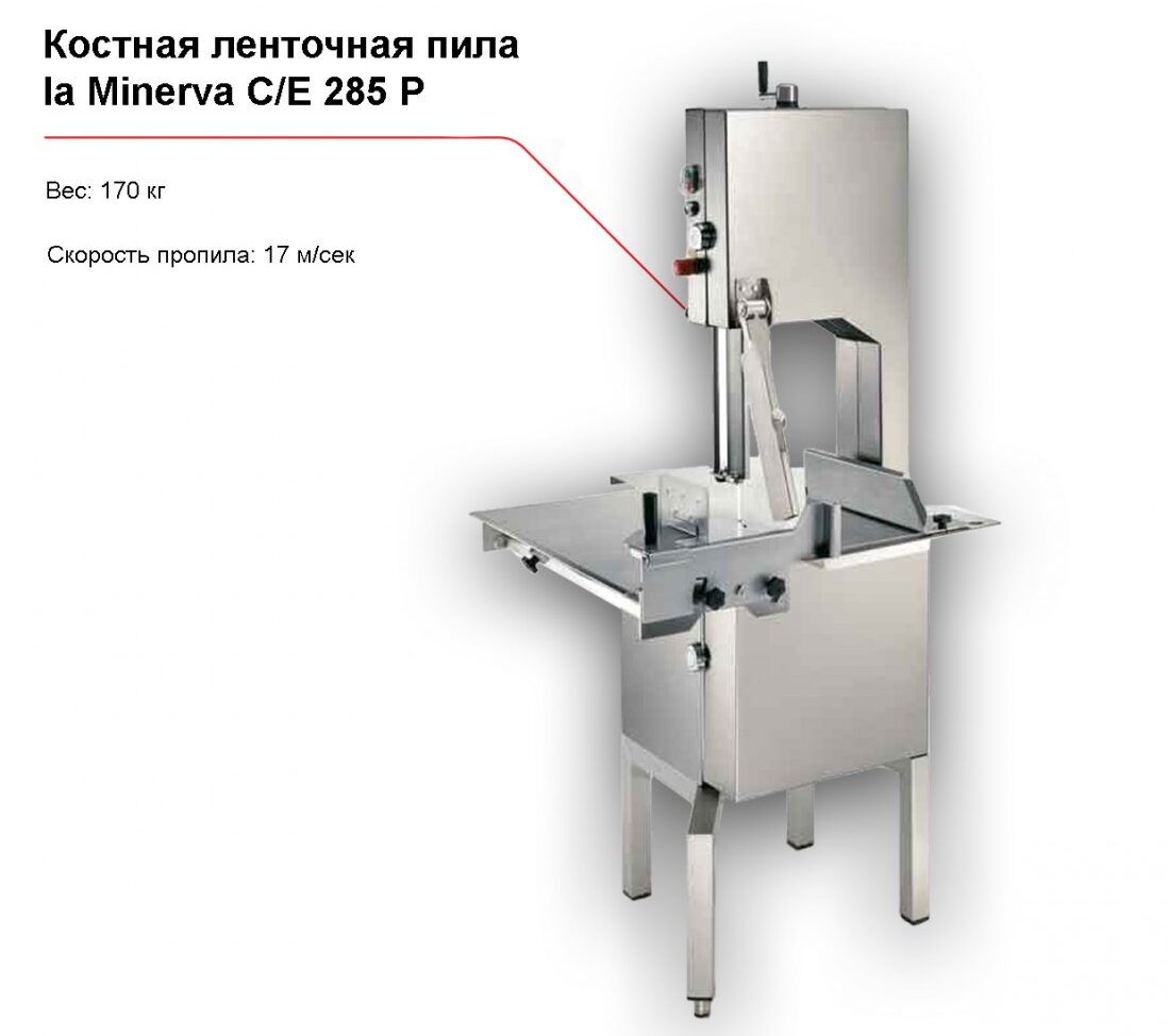 Костная ленточная пила la Minerva C/E 285 P-1