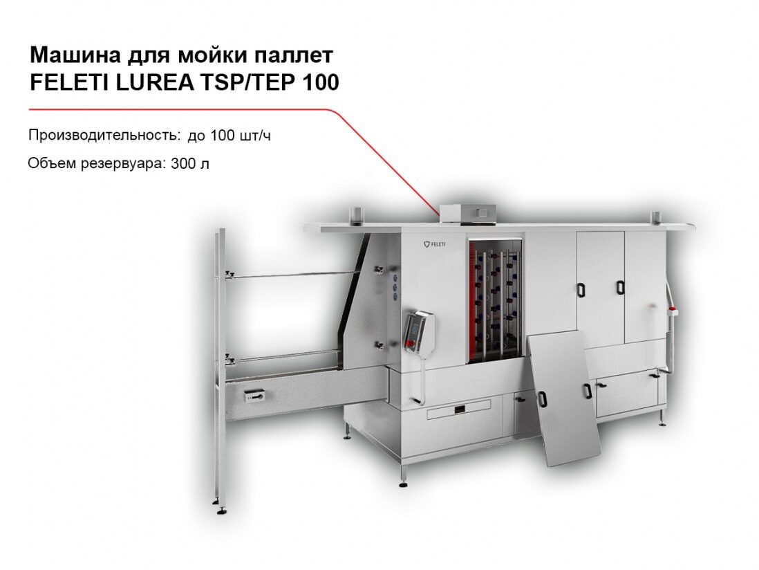 Машина для мойки паллет FELETI LUREA TSP/TEP 100-1