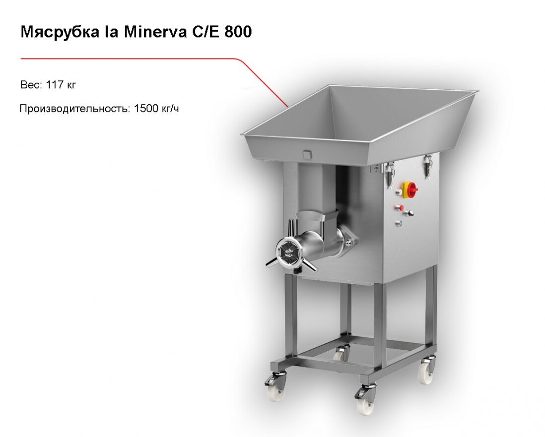 Мясорубка la Minerva C/E 800-1