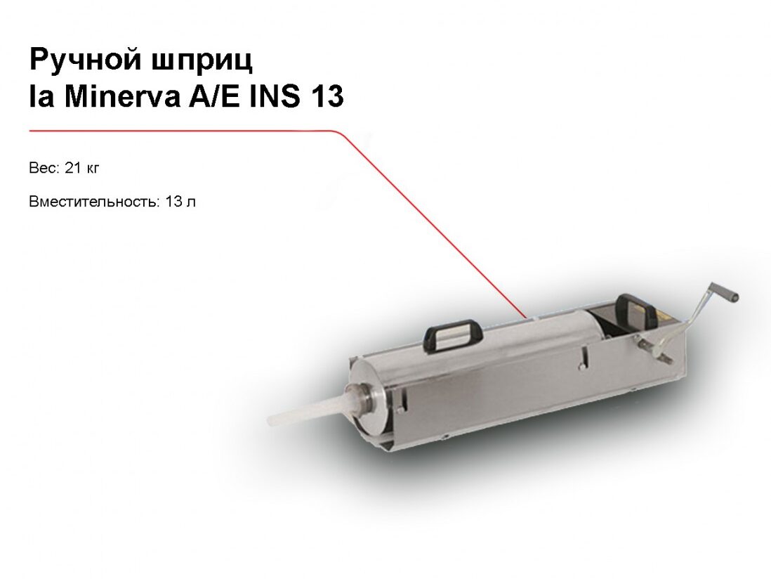 Ручной шприц la Minerva A/E INS 13-1