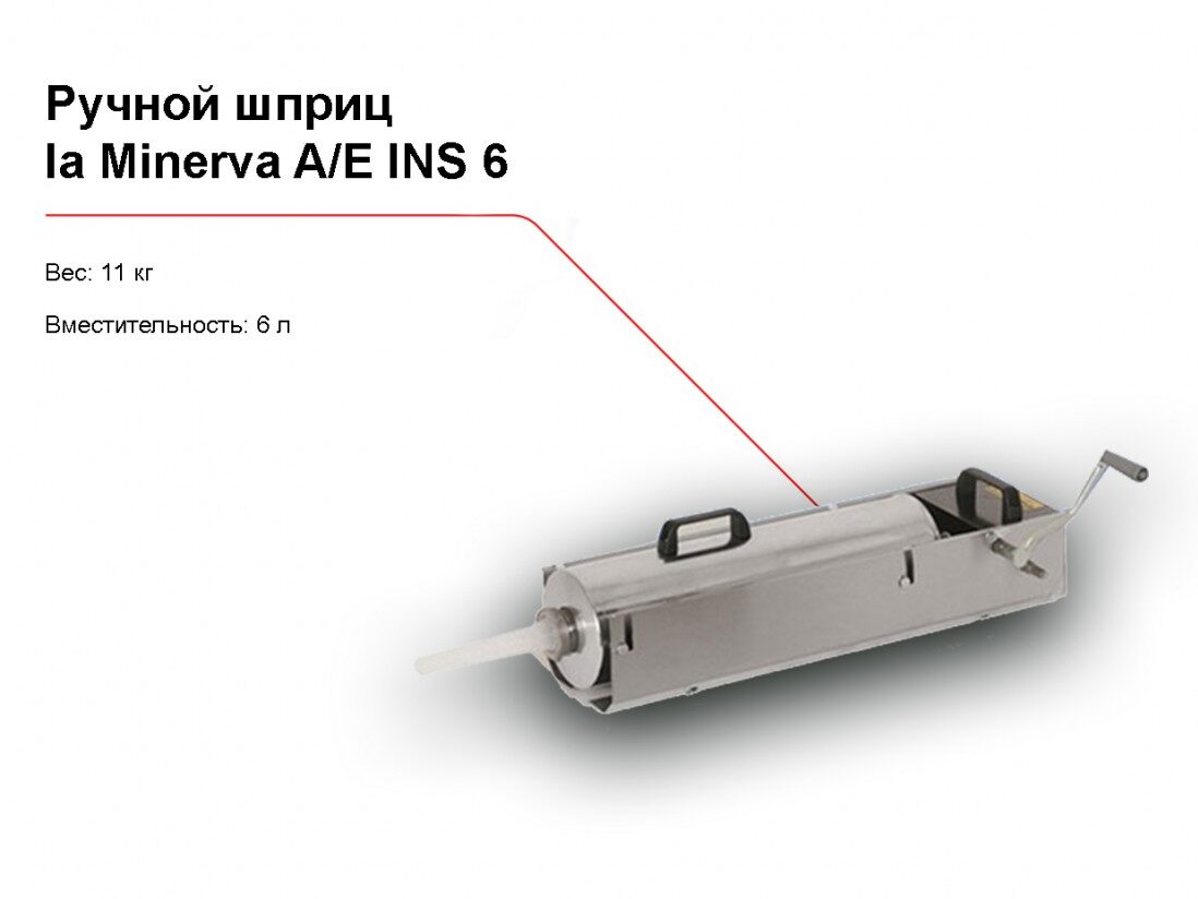 Ручной шприц la Minerva A/E INS 6-1