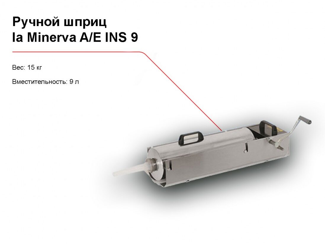 Ручной шприц la Minerva A/E INS 9-1