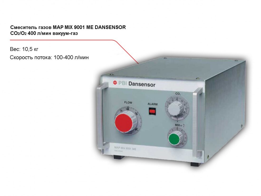 Смеситель газов Dansensor MAP Mix 9001 ME CO2/O2, 400 л/мин для упаковки в вакуум-газ-1